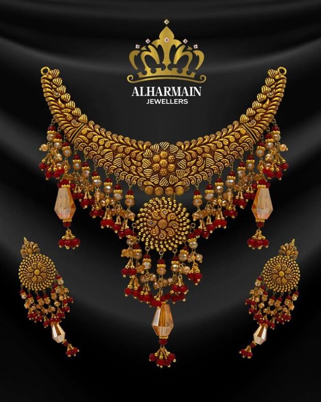 Gold Necklace Design 001