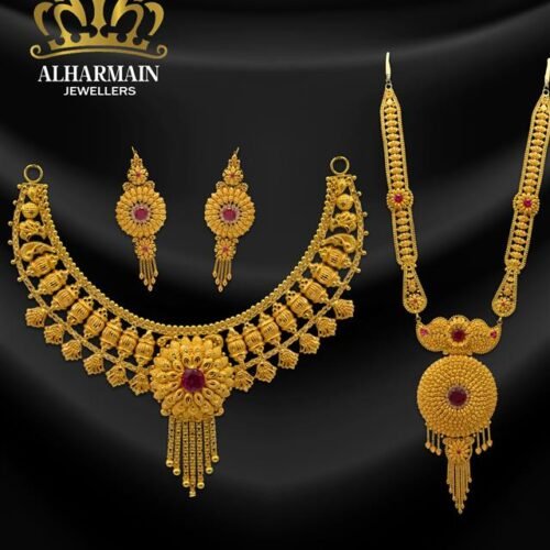 Gold Necklace Design 007
